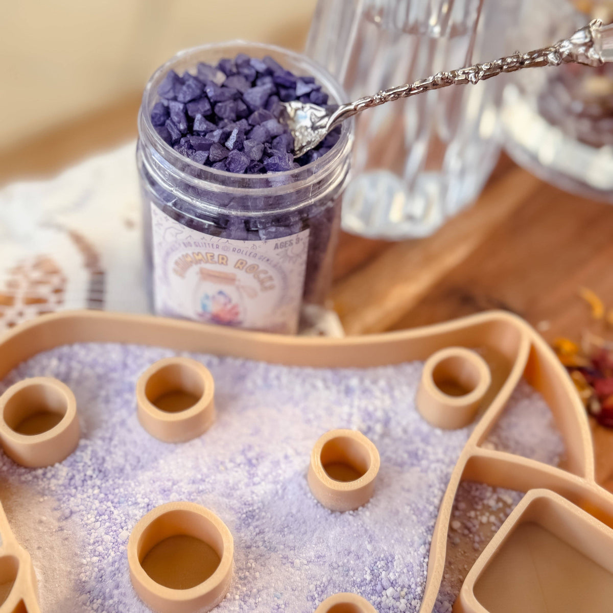 Shimmery Rocks Potion - Amethyst - Sparkling Manifesting Aid