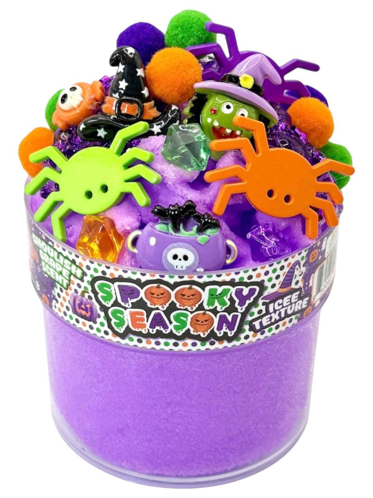 Spooky Season Slime - Grape Scented Cloud Slime