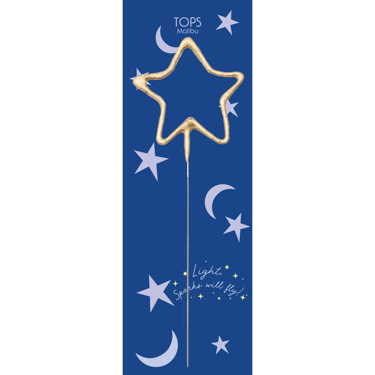 Grande 12" Gold Star Sparkler - Halloween