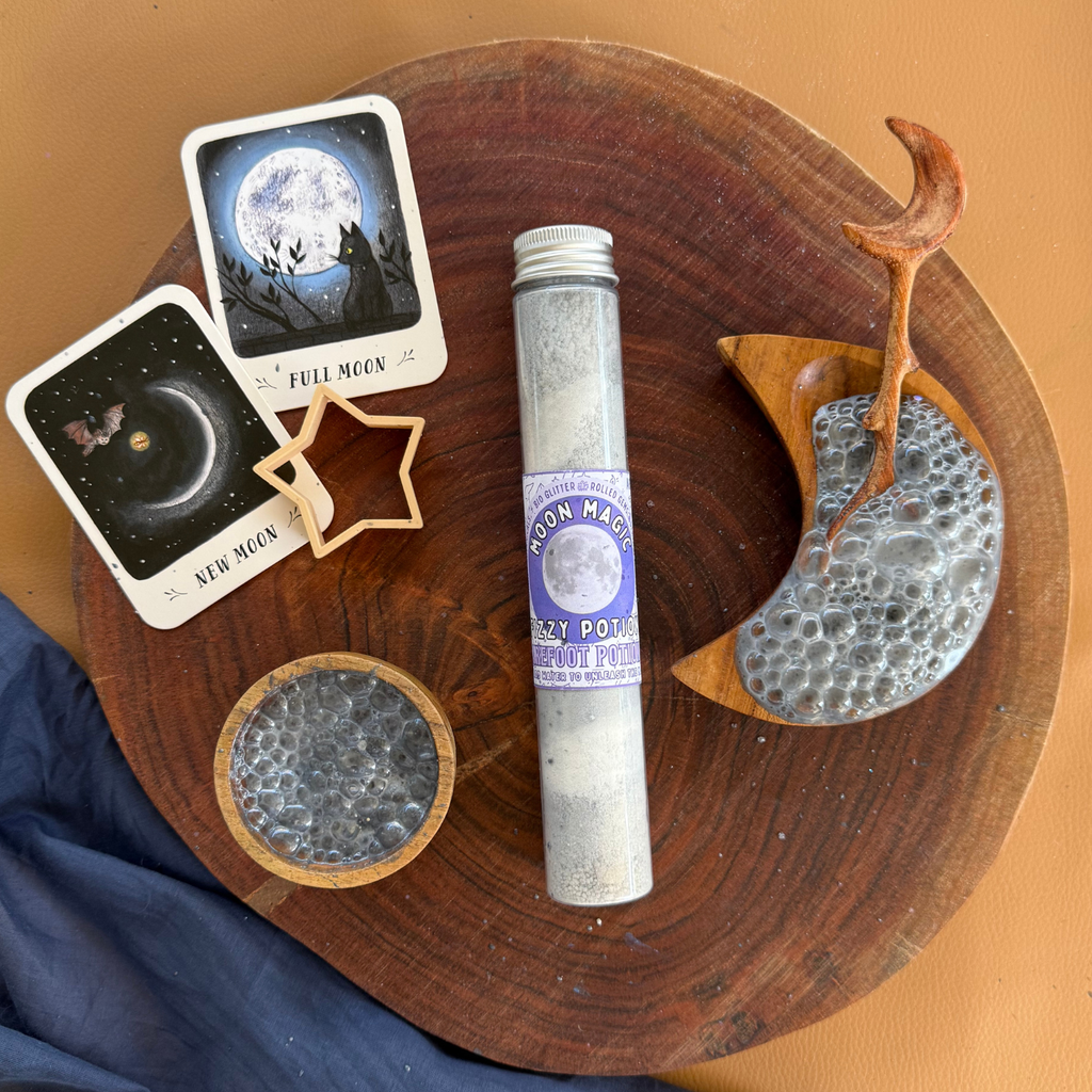 Moon Magic Fizzy Potion - Sparkly Manifesting Aid - Sensory Play