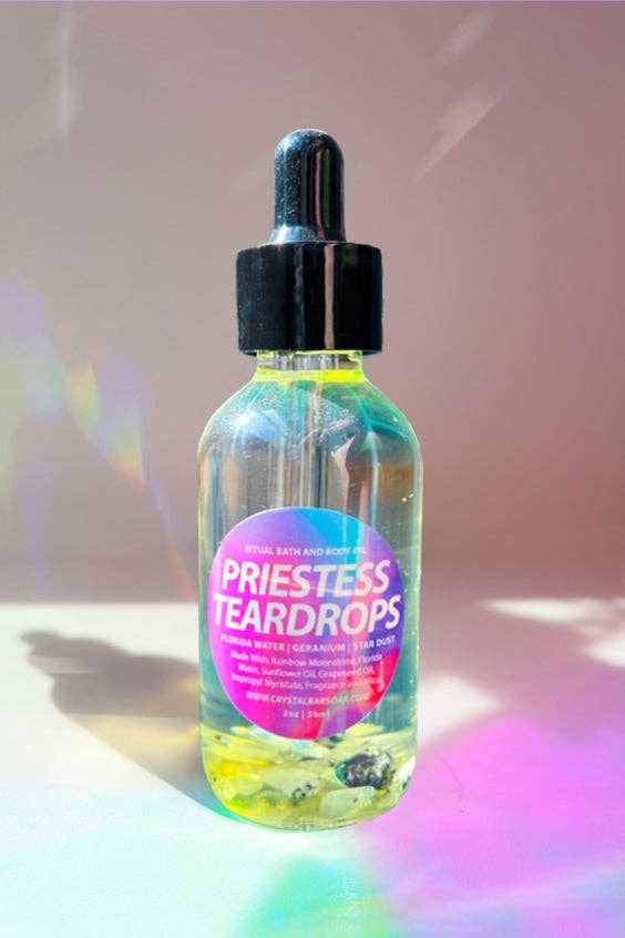 Priestess Teardrops Enchanting Moonstone-Infused Body Oil