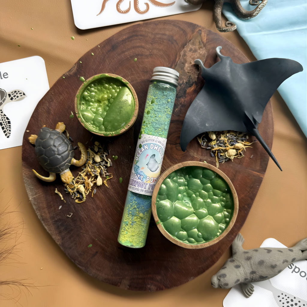 Ocean Dwellers Fizzy Potion - Sparkly Manifesting Aid - Sensory Play