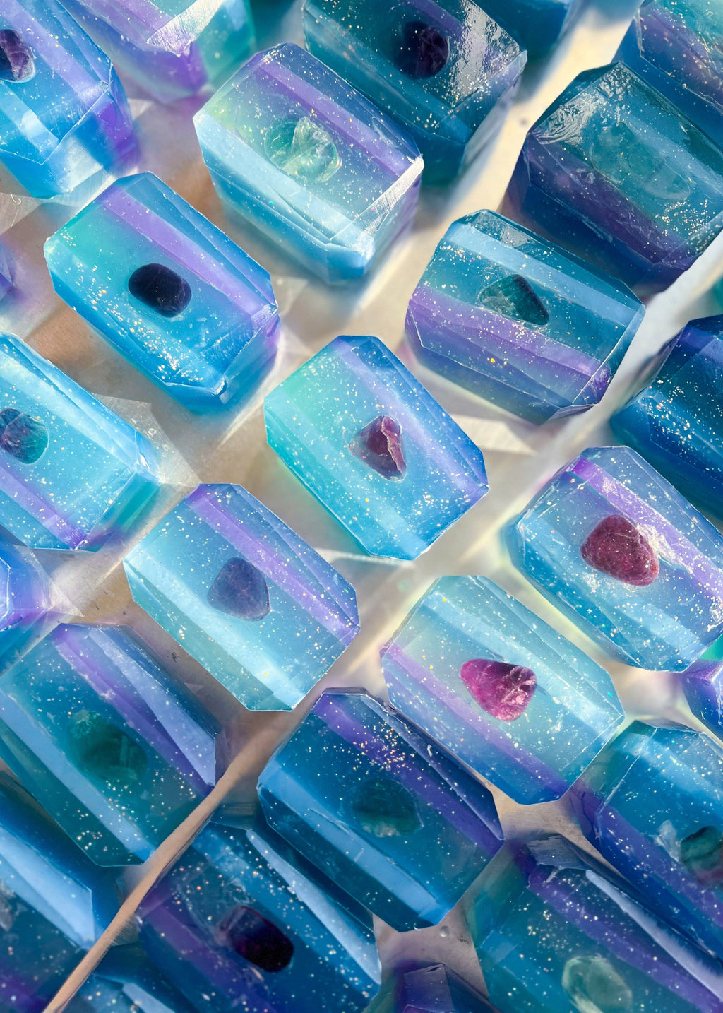 Truth Seeker Rainbow Flourite-Infused Bar Soap