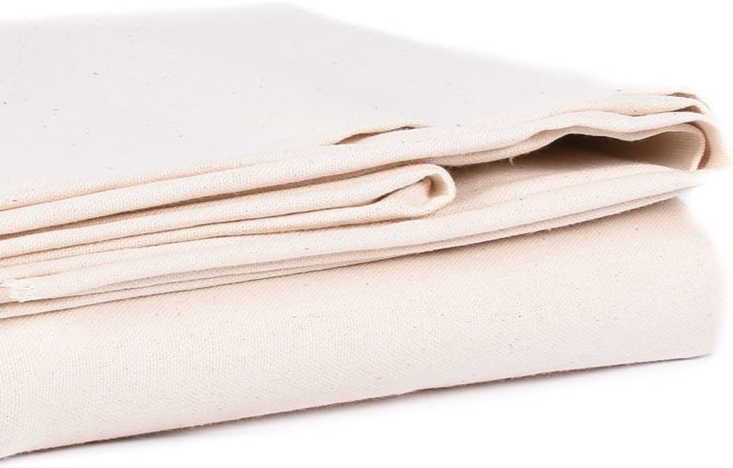 100% Natural Cotton Canvas Fabric 63"x3 yrds