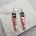 Acrylic Halloween Chainsaw Earrings