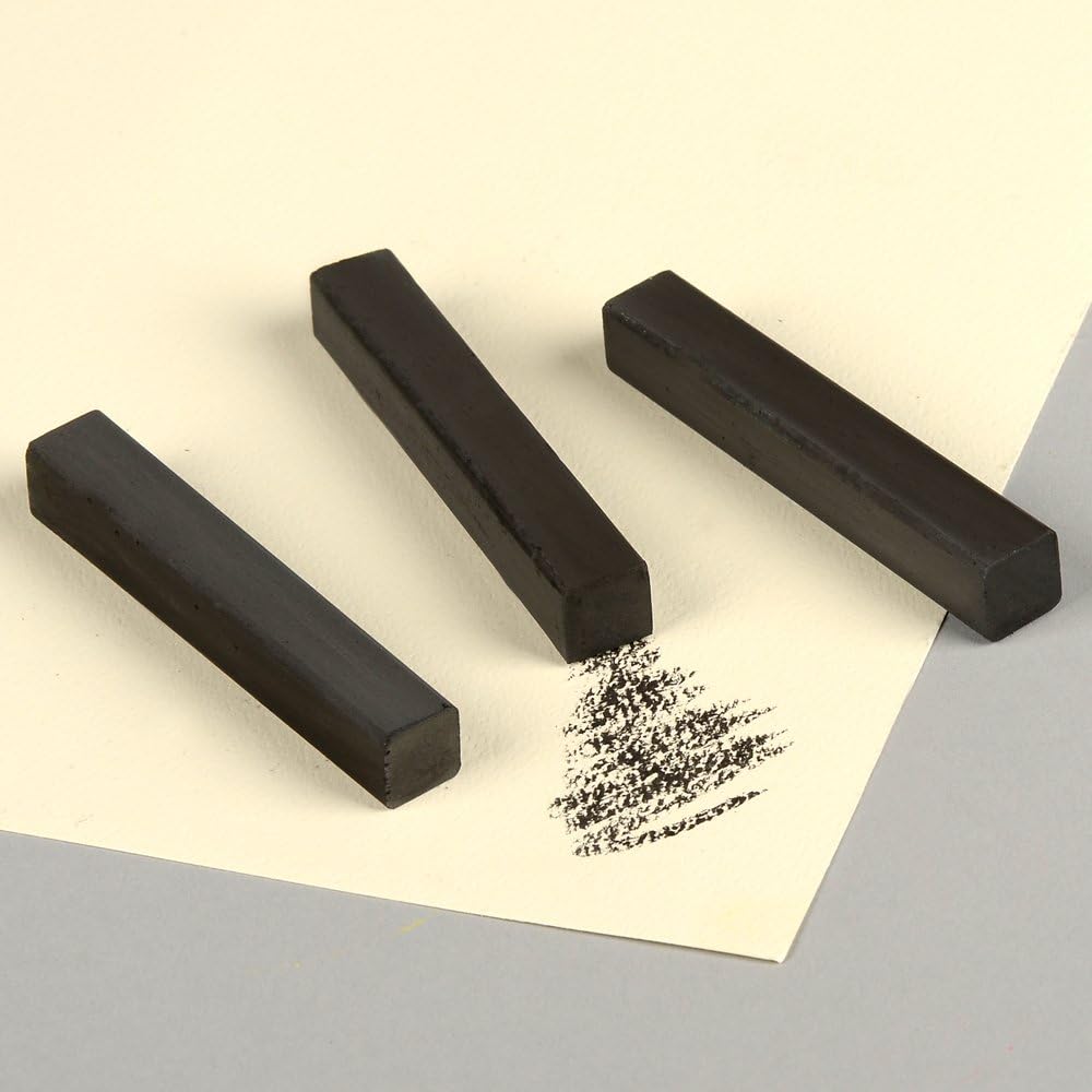 Compressed Soft Charcoal Alphacolor 3pk
