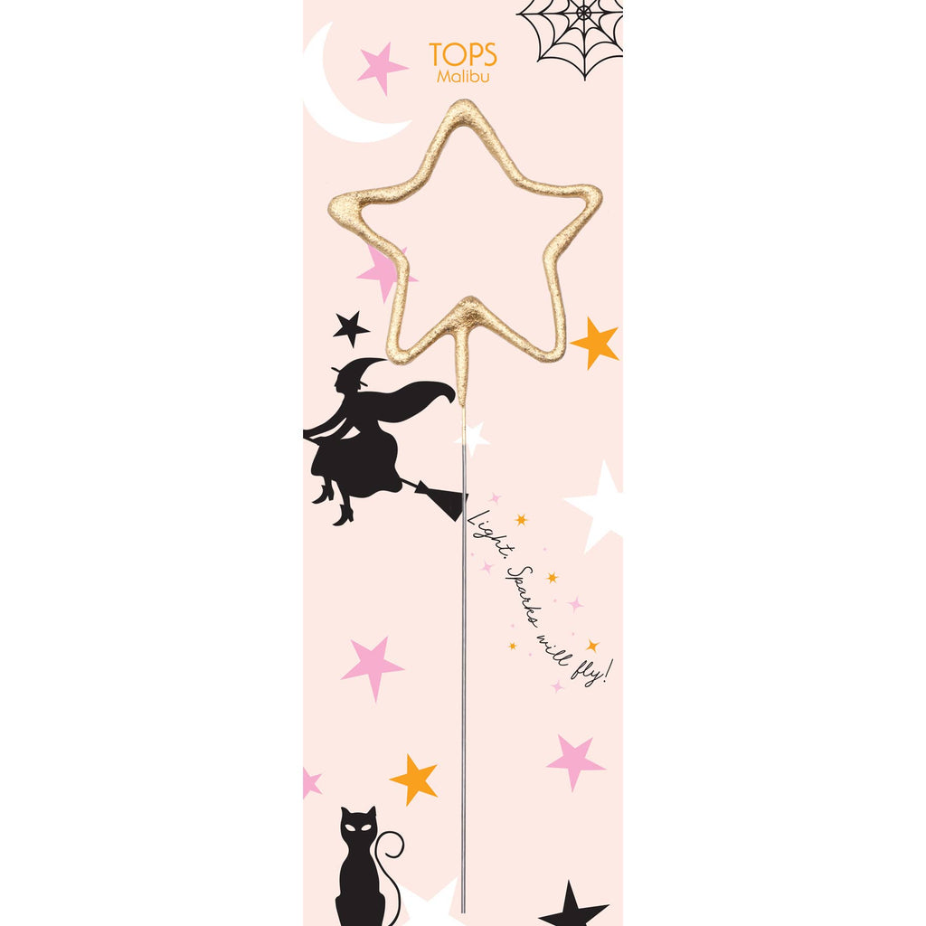 Grande 12" Gold Star Sparkler - Halloween
