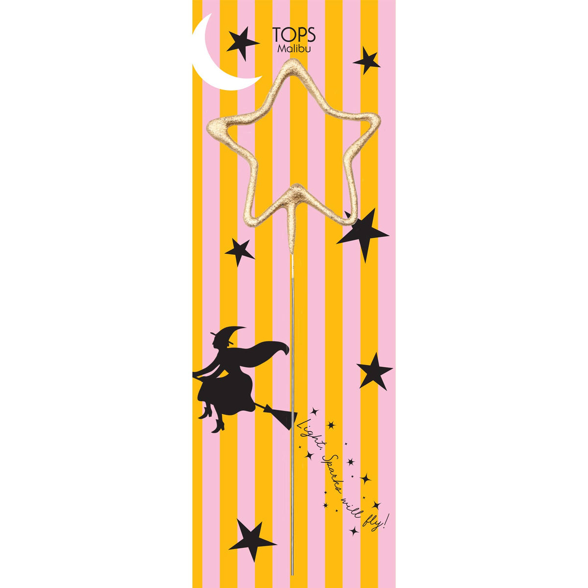 Grande 12" Gold Star Sparkler - Halloween