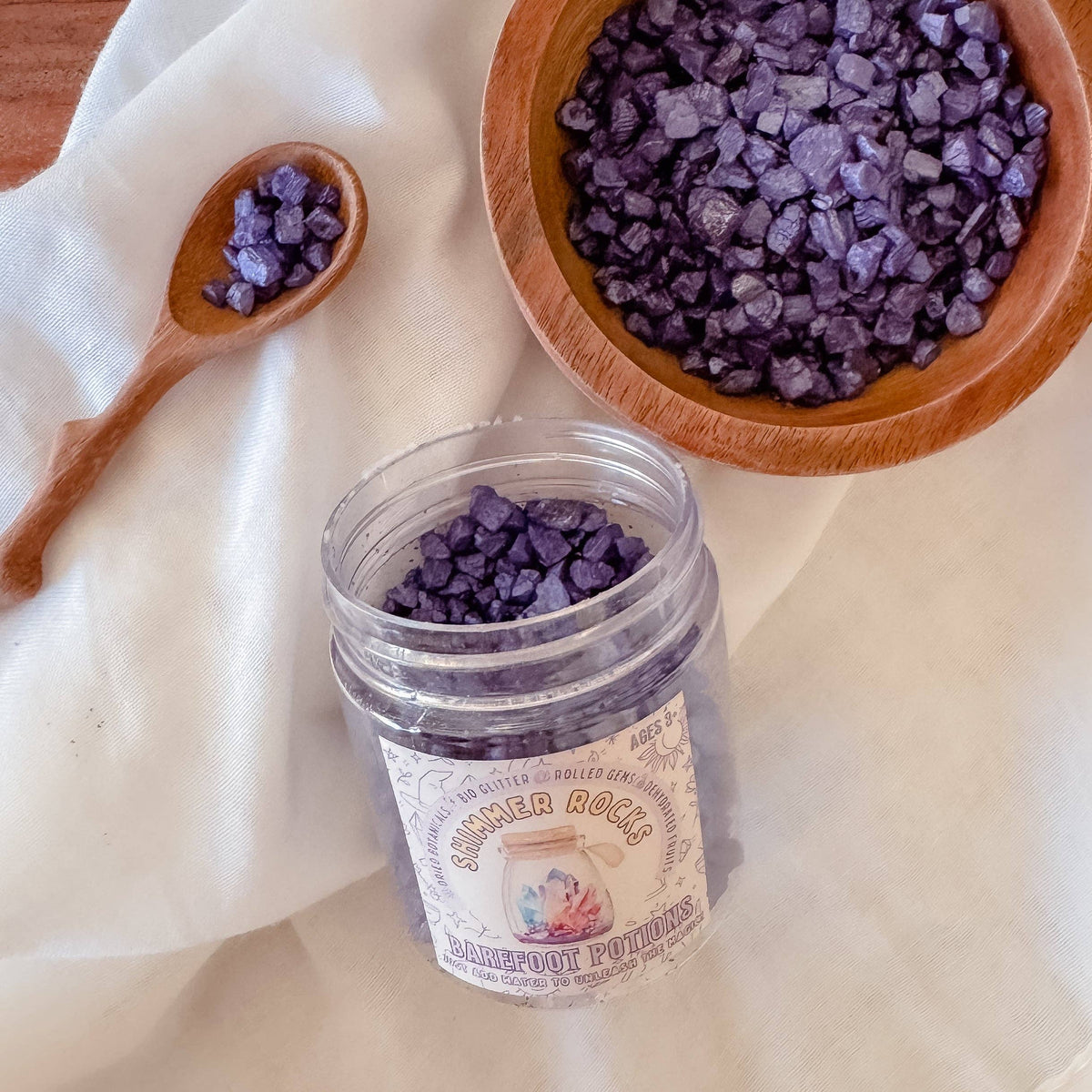 Shimmery Rocks Potion - Amethyst - Sparkling Manifesting Aid