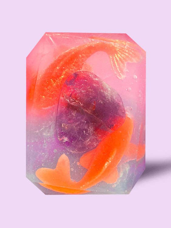 Pisces Lucid Dreamer Amethyst-Infused Crystal Bar Soap