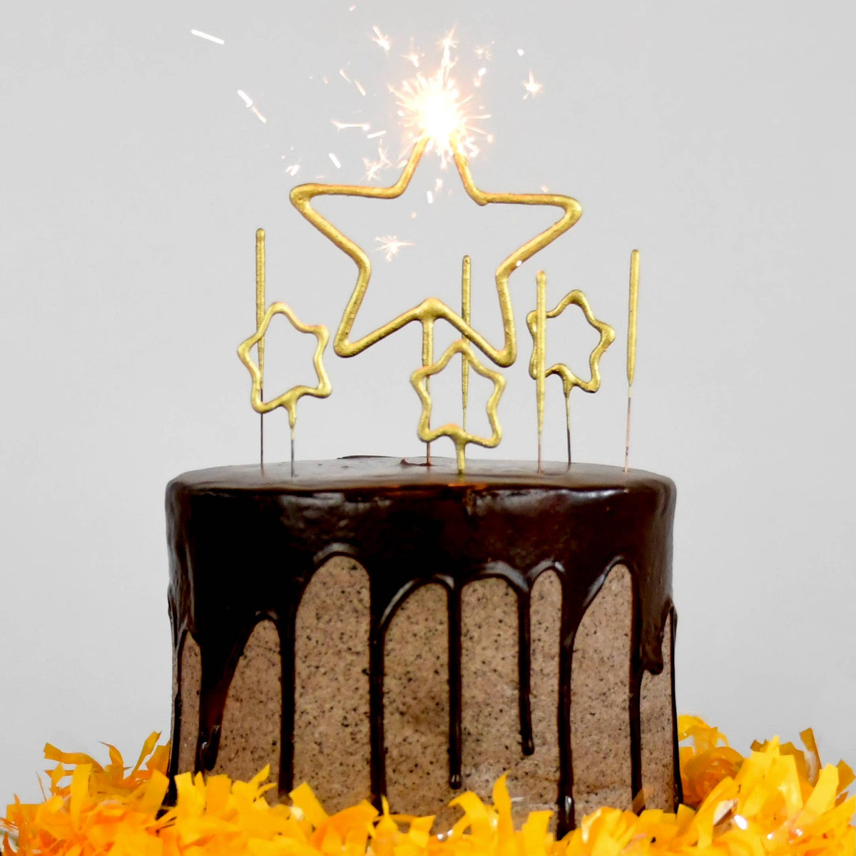 Grande 12" Gold Star Sparkler - Halloween