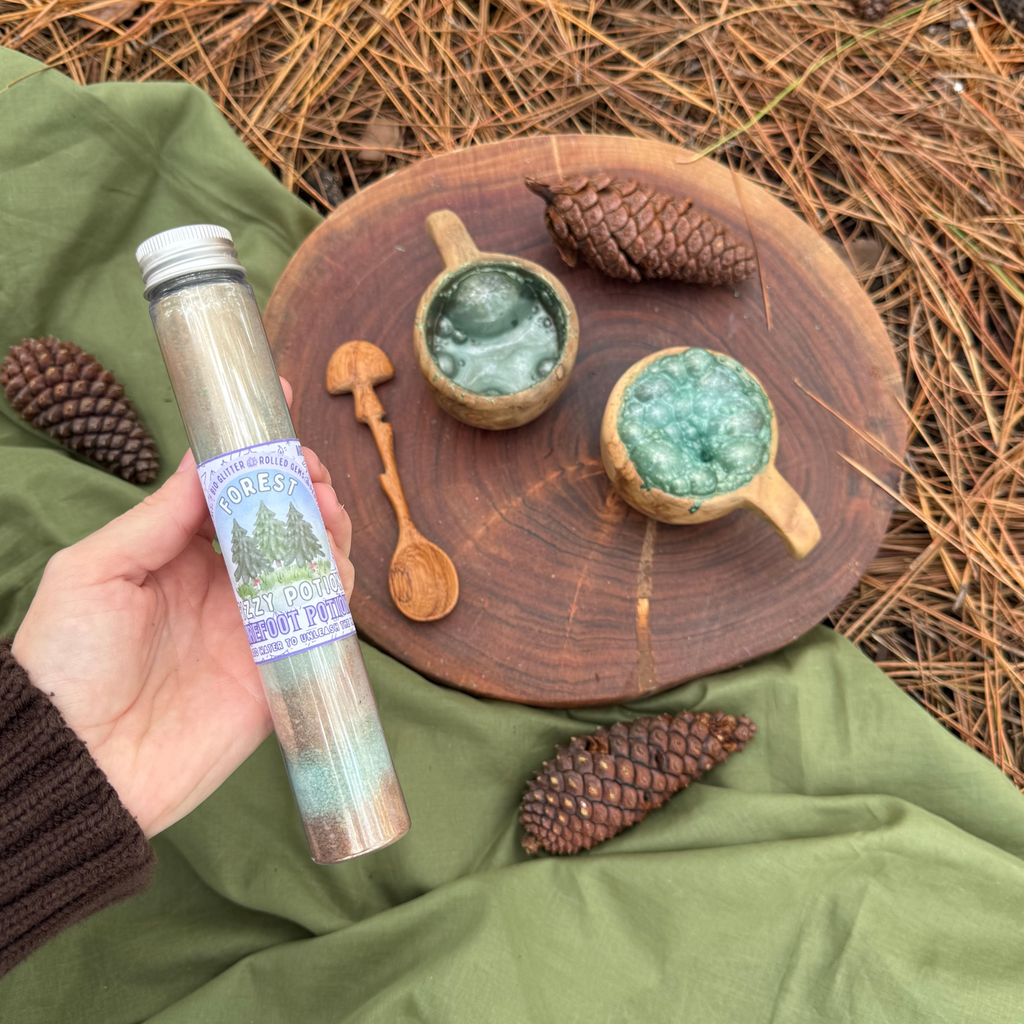 Forest Fizzy Potion - Sparkly Manifesting Aid - Sensory Activity