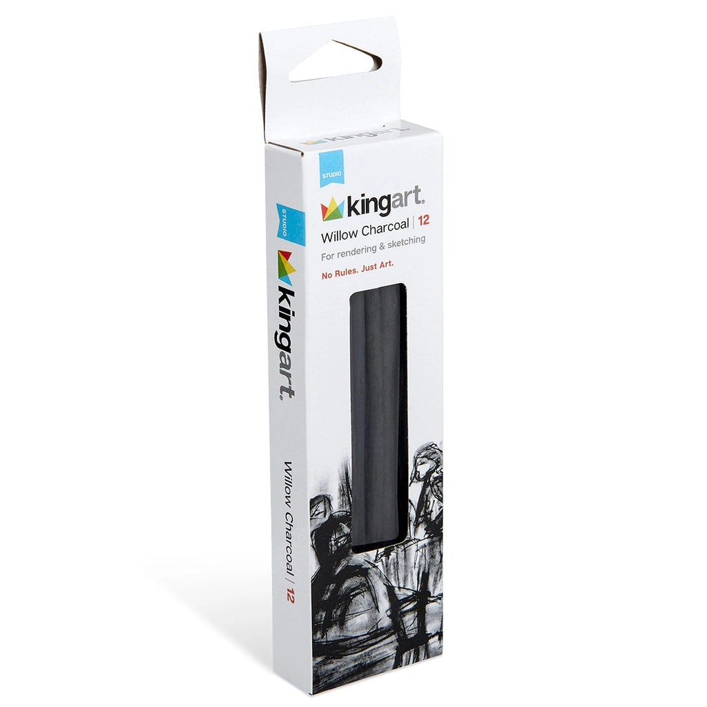Willow Charcoal - Small, Medium, Large - 12 Pc
