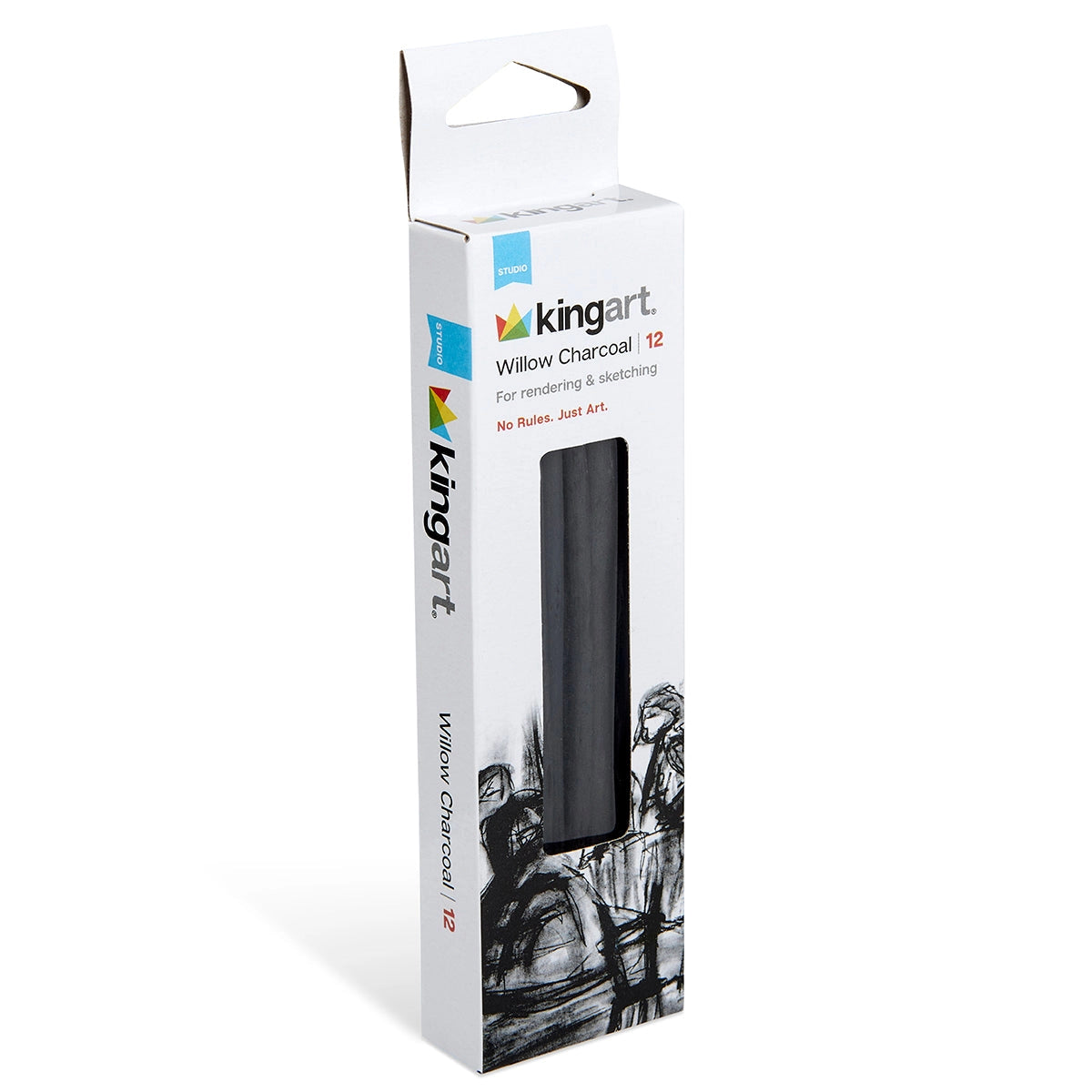 Willow Charcoal - Small, Medium, Large - 12 Pc