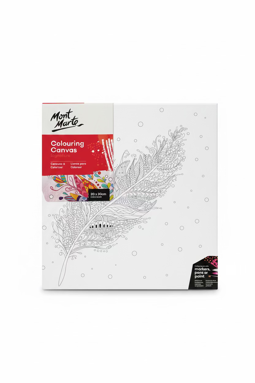 Mont Marte Coloring Canvas 11.8 x 11.8