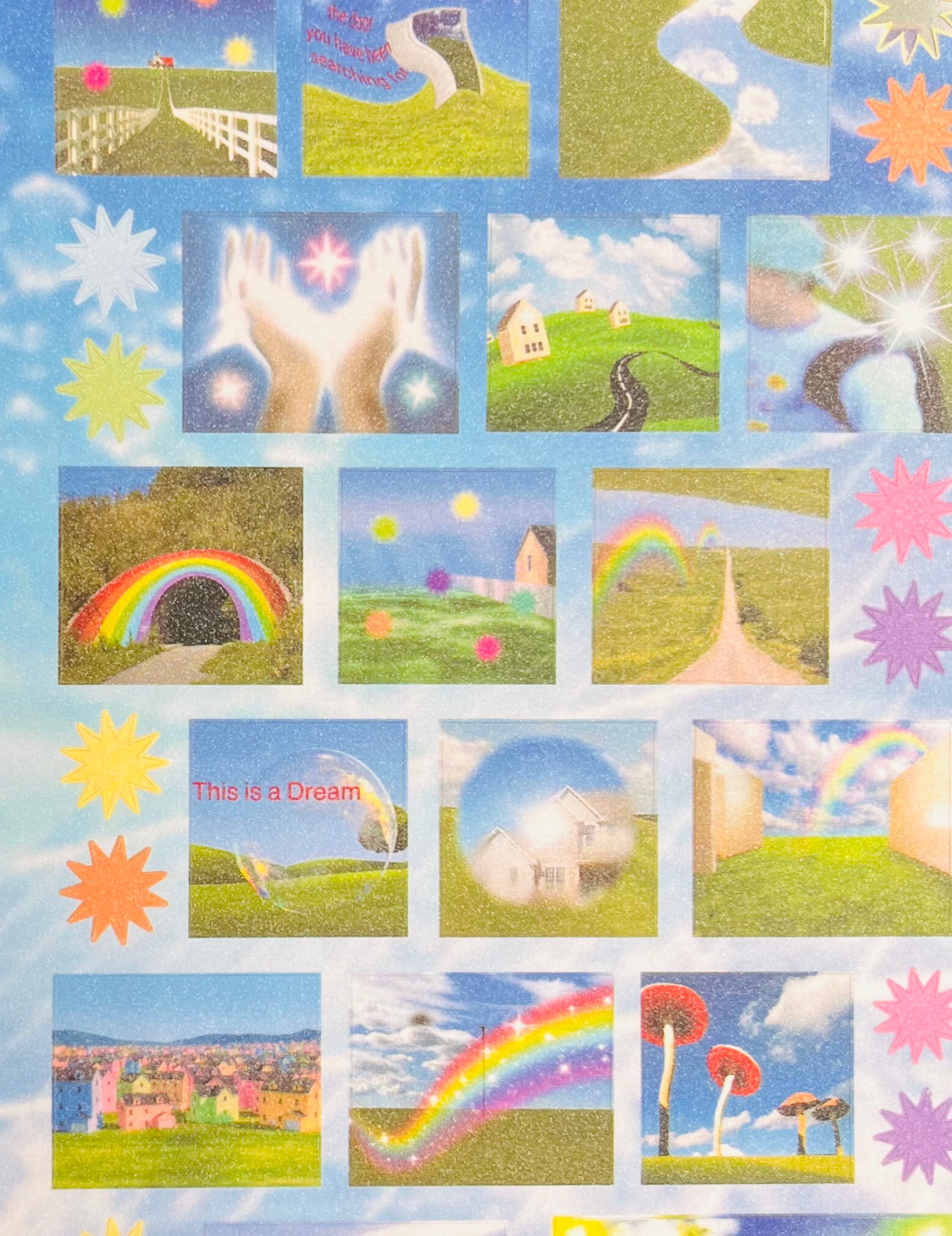90's Nostalgia Dream Core Sticker Book