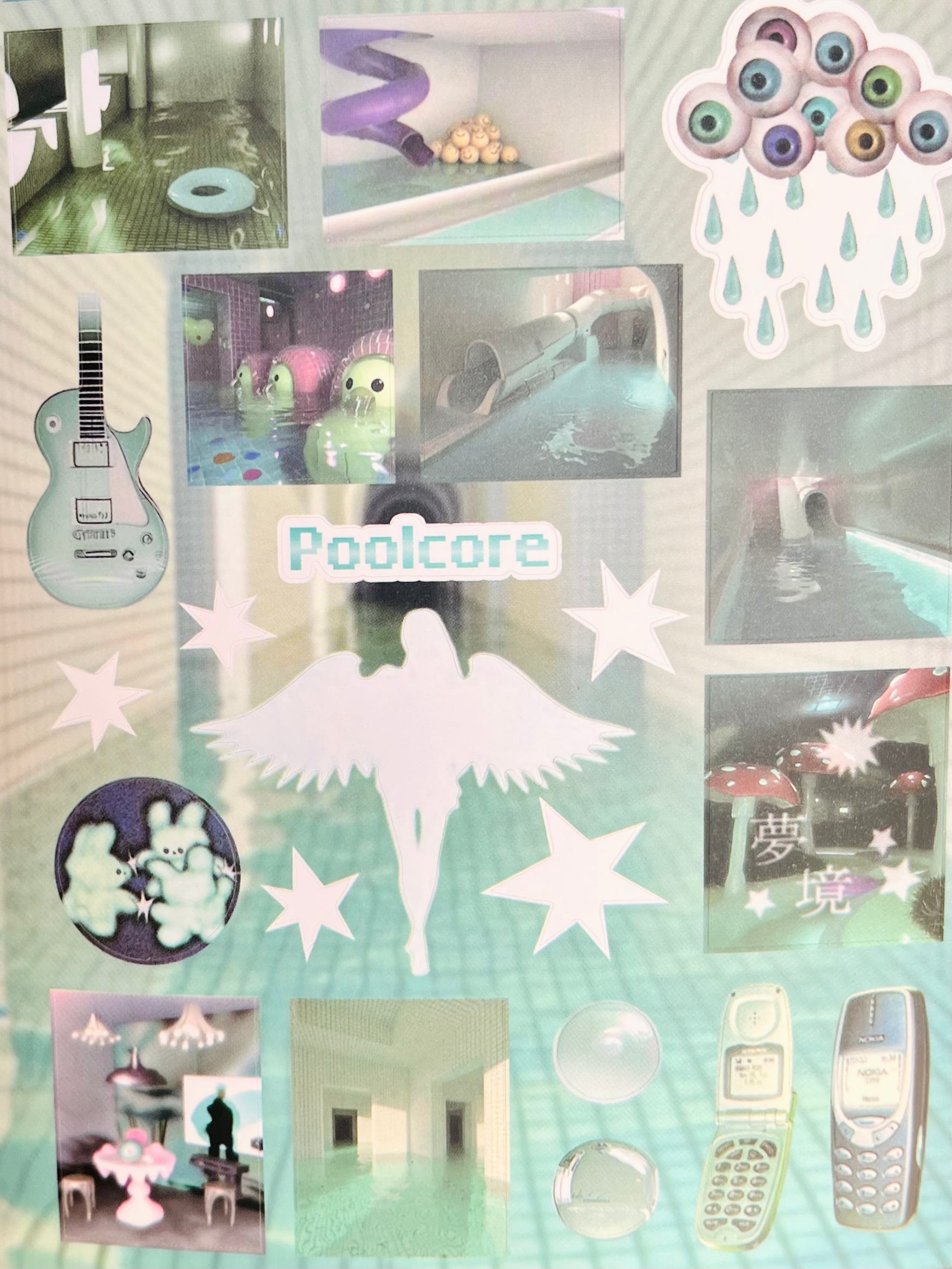 90's Nostalgia Dream Core Sticker Book
