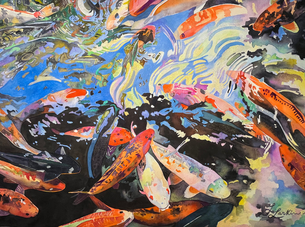 My Swirling Koi Fish Journey