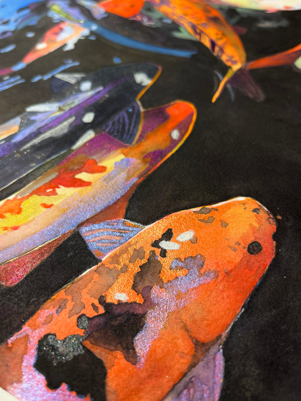 My Swirling Koi Fish Journey