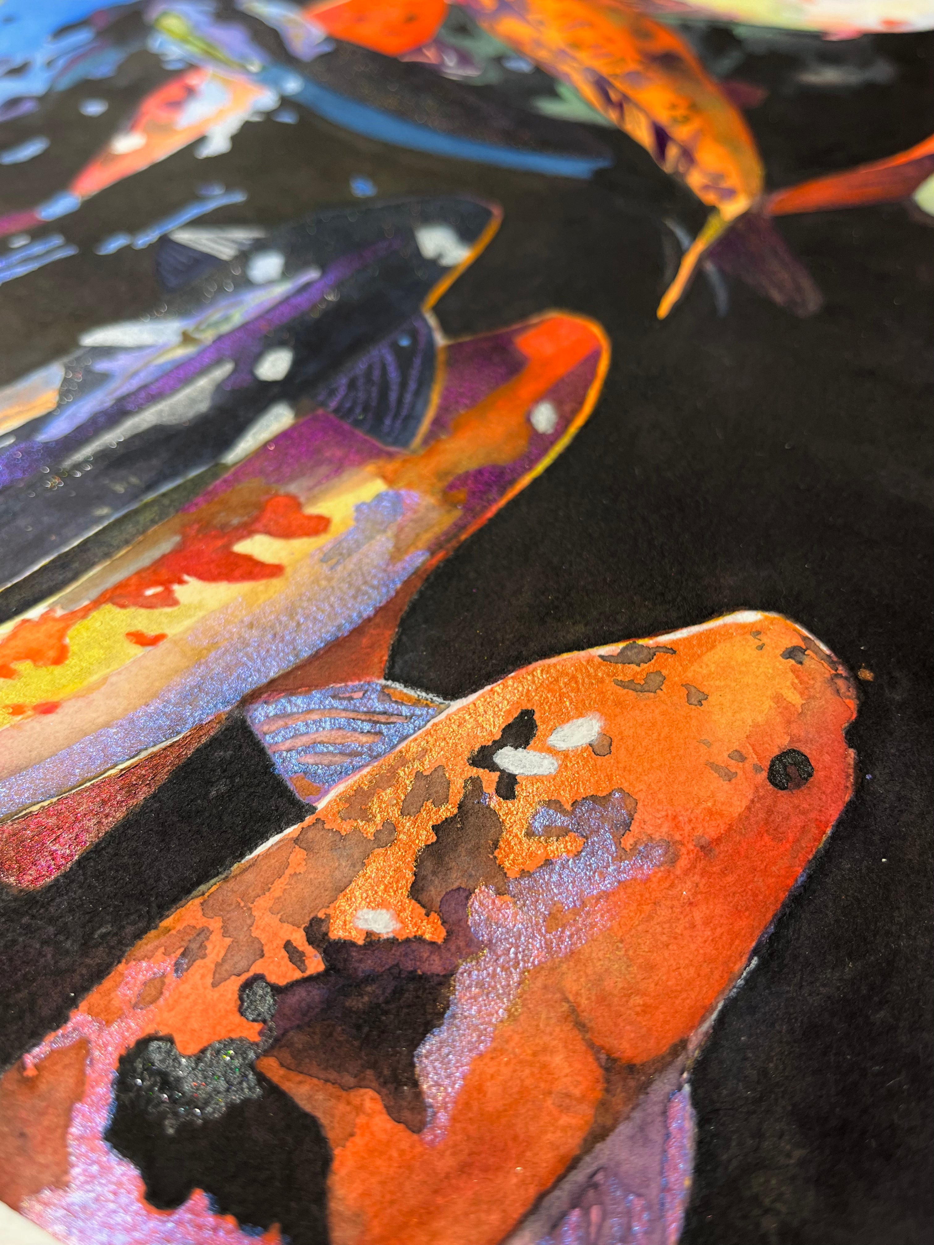 My Swirling Koi Fish Journey