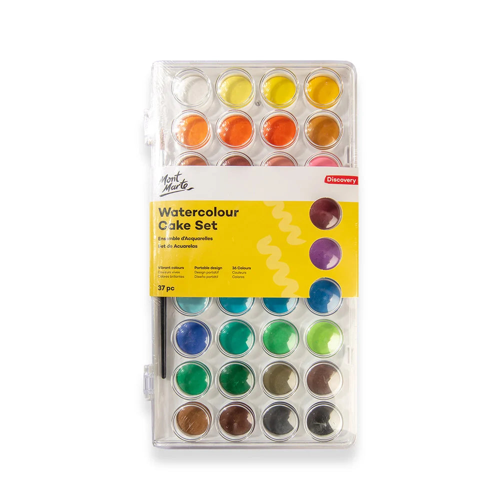 Watercolor Cake Set Discovery 37pc
