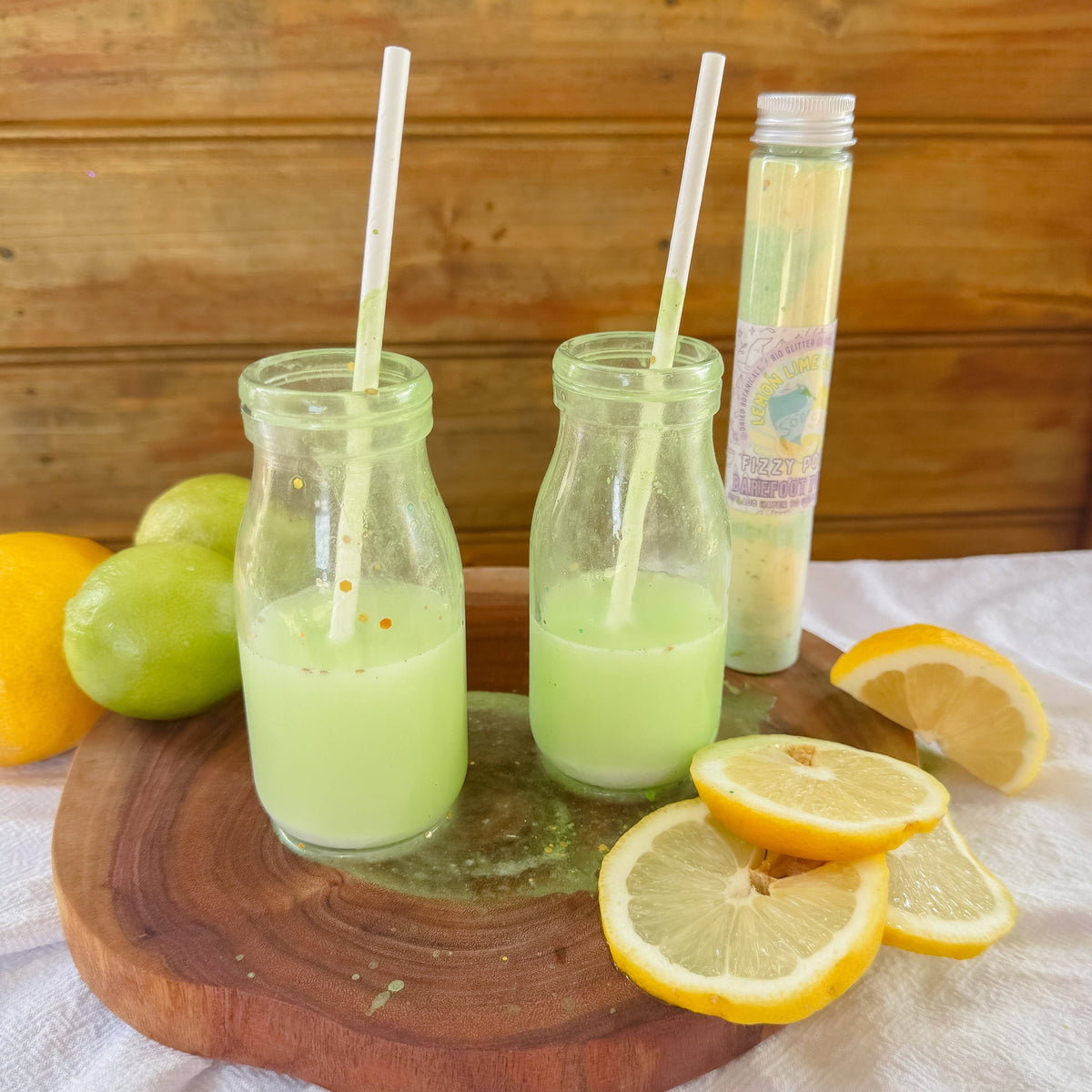 Lemon Lime Soda Pop Fizzy Potion - Sparkly Manifesting Aid