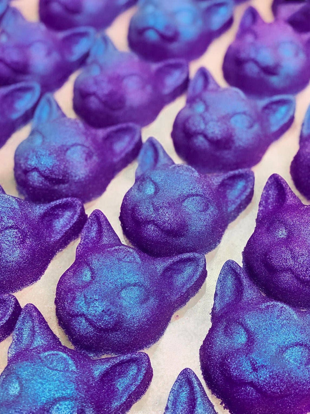 Psychic Protector:  Amethyst-Infused Kitty Bath Bomb