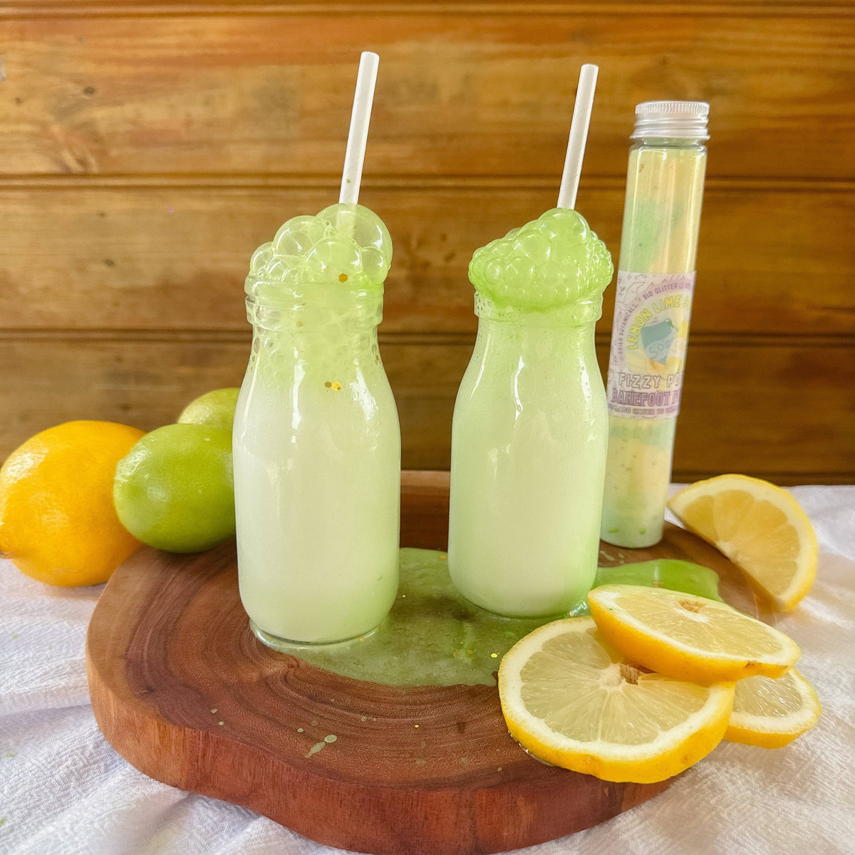 Lemon Lime Soda Pop Fizzy Potion - Sparkly Manifesting Aid