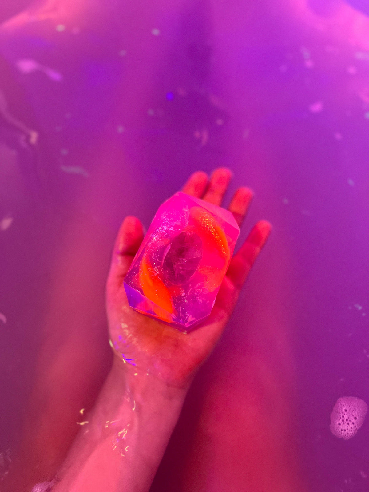 Pisces Lucid Dreamer Amethyst-Infused Crystal Bar Soap