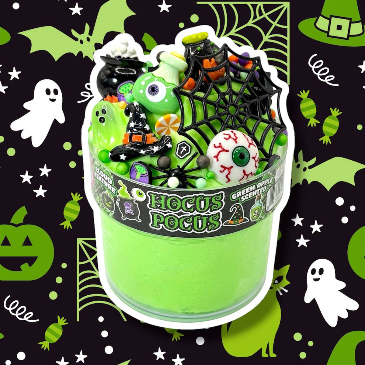 Hocus Pocus Slime - Green Apple Scented Cloud Slime