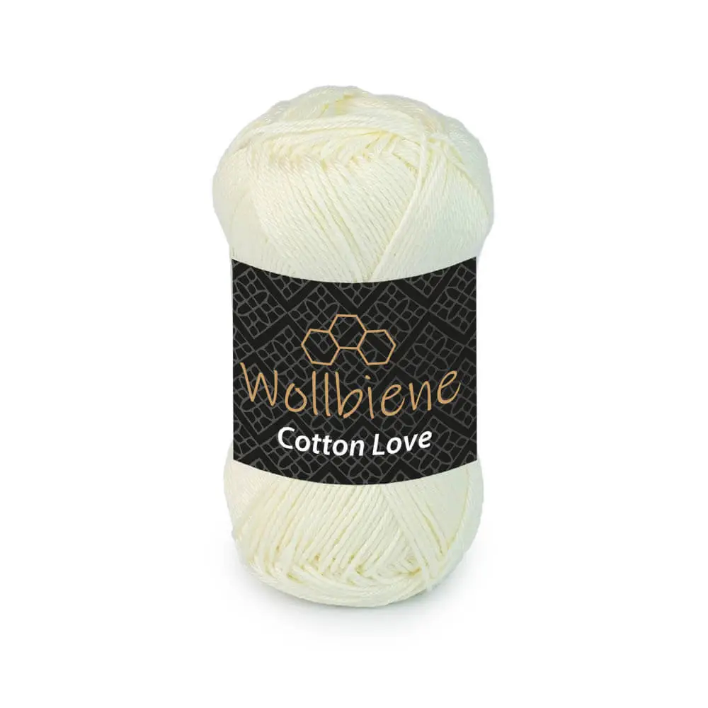 Wollbiene Cotton Love – Combed & Mercerized Cotton Yarn 50g/125M