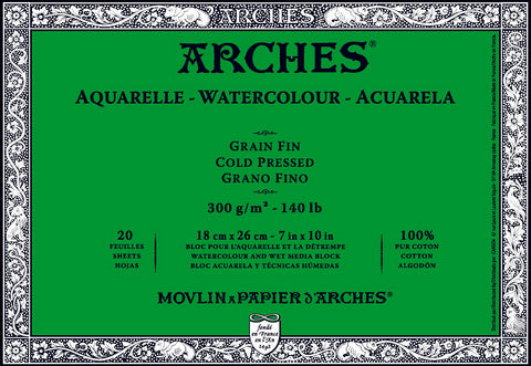 Arches Watercolor Block - 140lb Cold Press