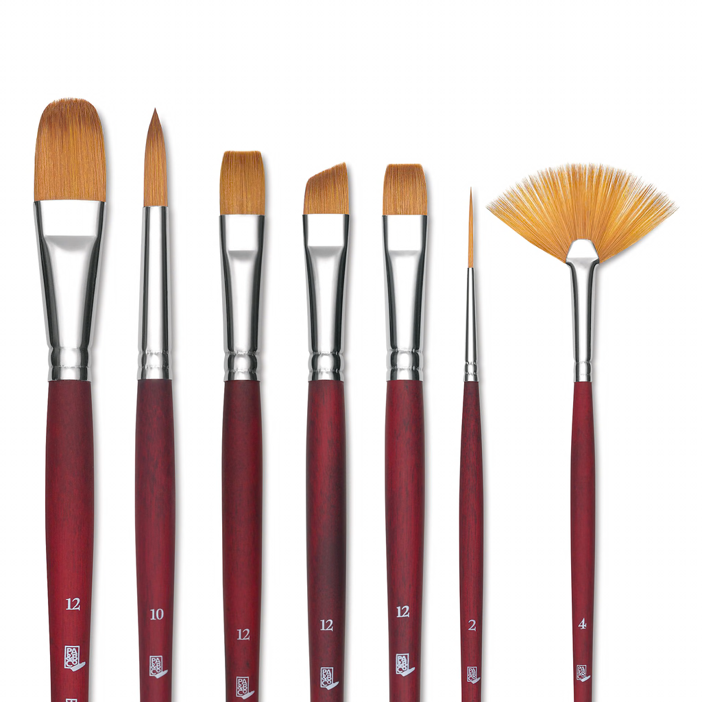 Princeton Velvetouch Short Handle Synthetic Brushes