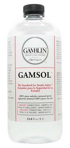 GAMSOL ODORLESS MINERAL SPIRITS 33.8OZ/1 LITER