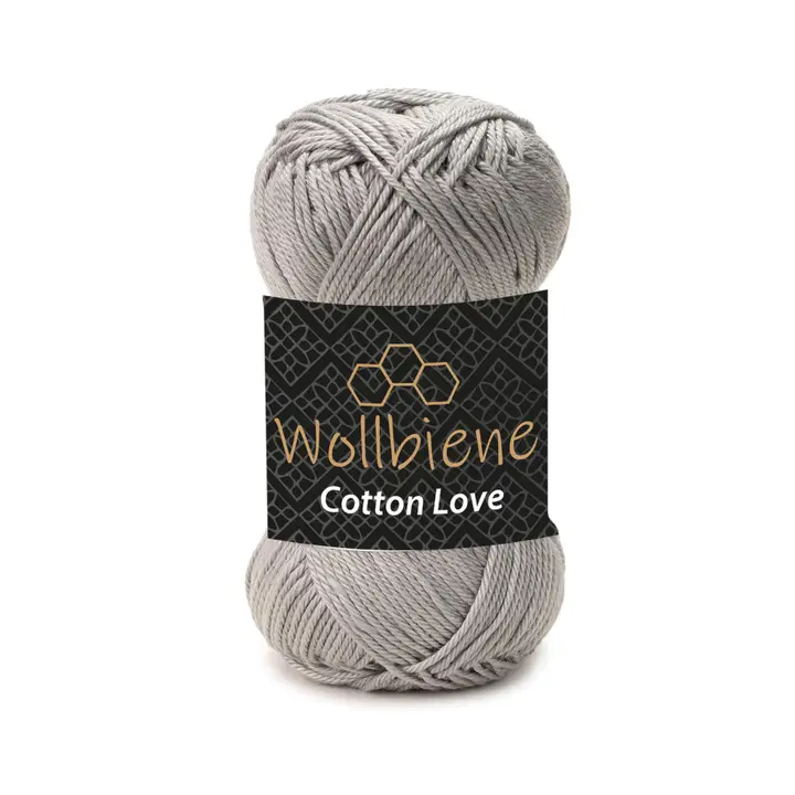 Wollbiene Cotton Love – Combed & Mercerized Cotton Yarn 50g/125M