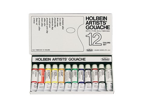 Holbein Artists' Gouache 12 Color Set