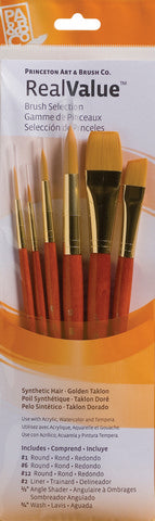 Real Value Brushes - 6pc set