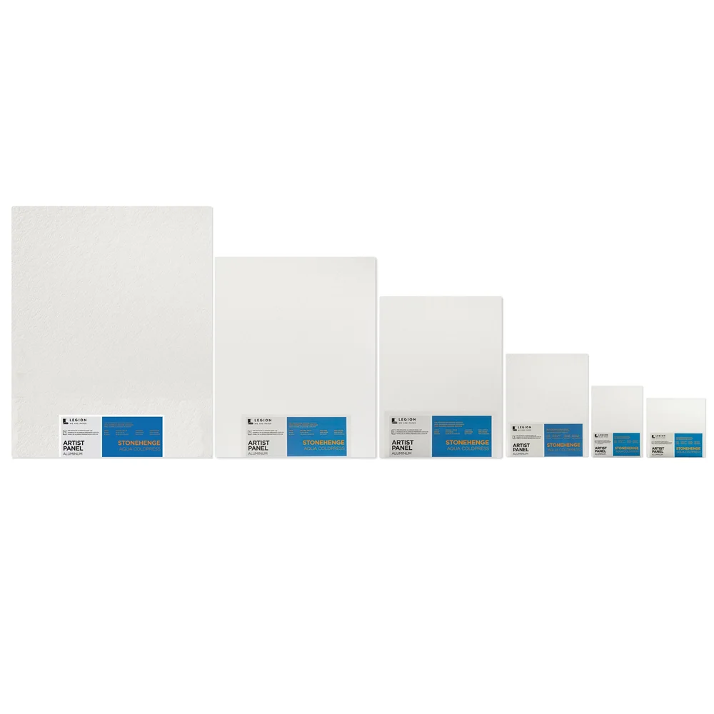 Stonehenge Aqua Cold Press White Aluminum Panels