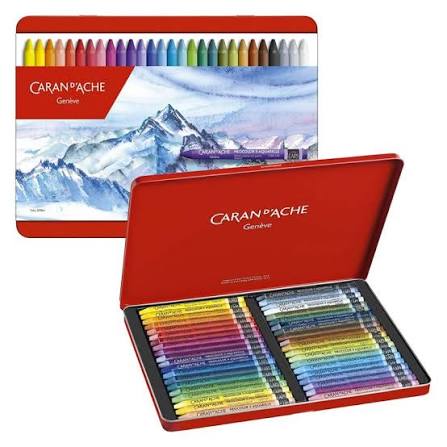 Caran D'Ache Neocolor II Tin Sets - The original water-soluble wax pastels.
