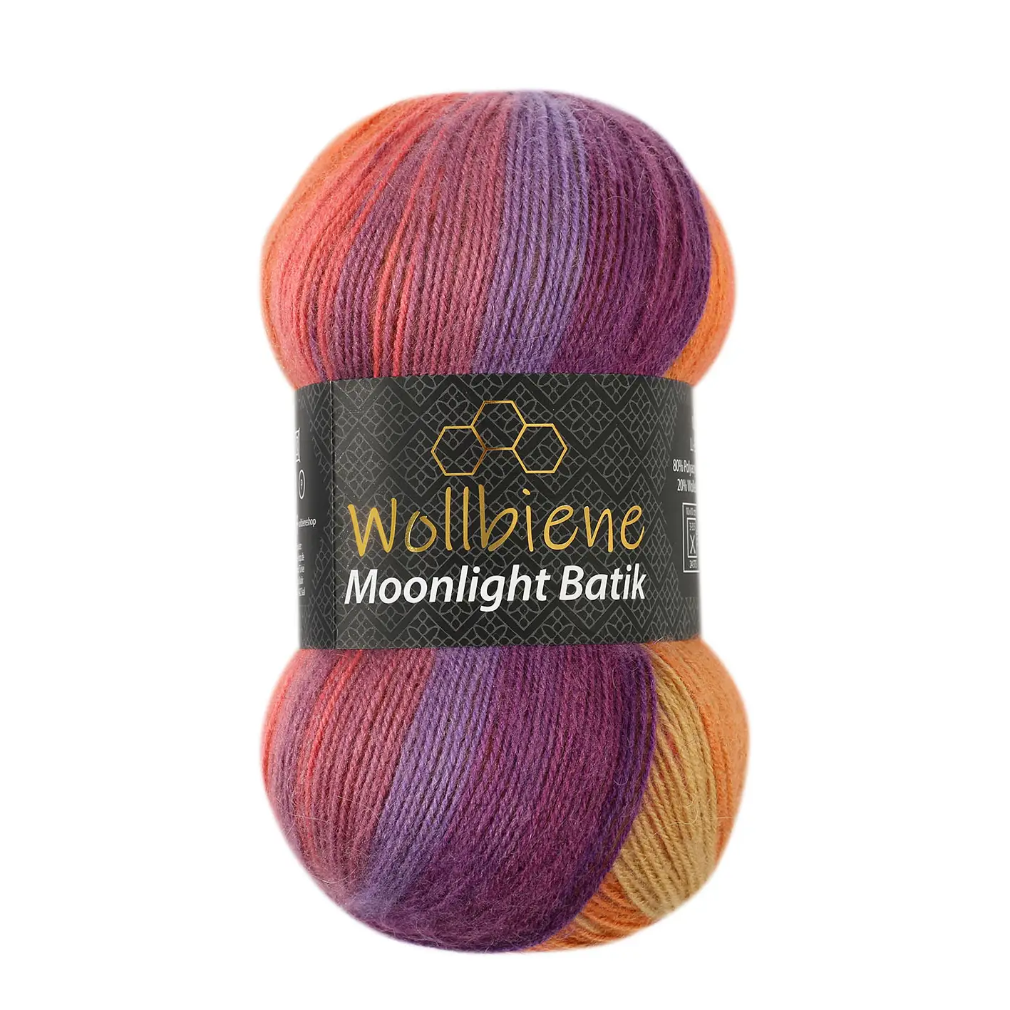 Wollbeine Wool Bee Moonlight Batik Crochet Knitting Wool