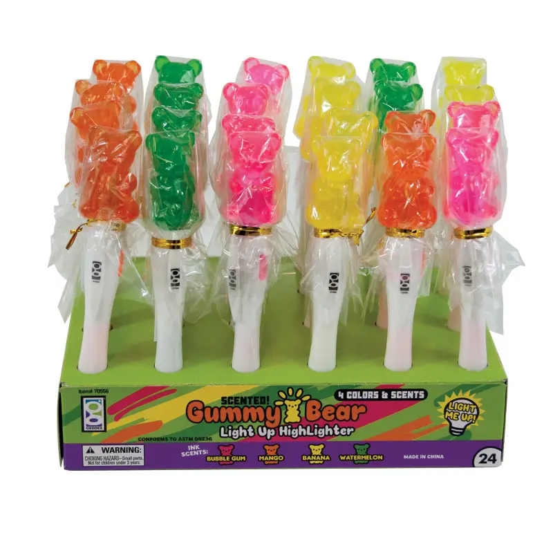 Scented Gummy Bear Light-Up Highlighter