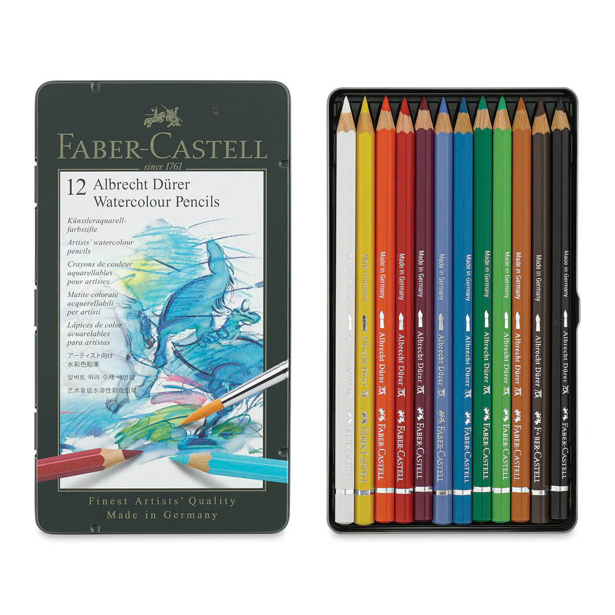 Watercolor Pencils - Faber-Castell - Basic Set - 12ct
