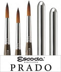 ESCODA PRADO Synthetic Tame Travel Brush 8