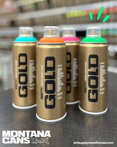 Montana Cans GOLD 400ml Spray Paint