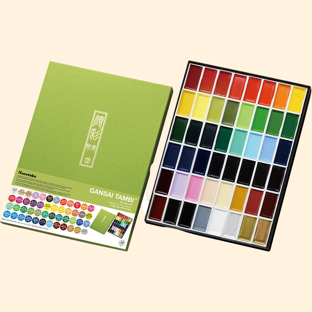 Gansai Tambi Watercolor Sets - Japanese Watercolors