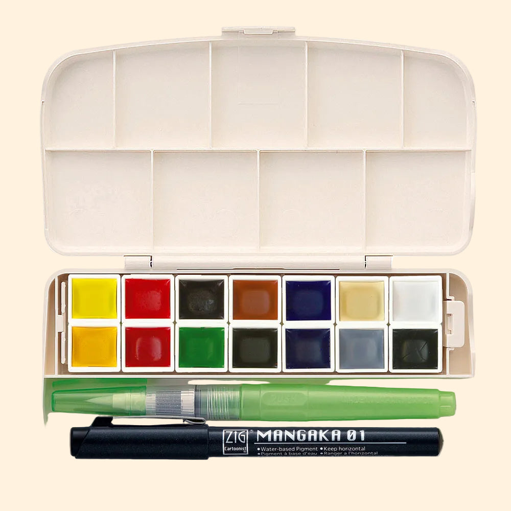 Gansai Tambi Watercolor Sets - Japanese Watercolors